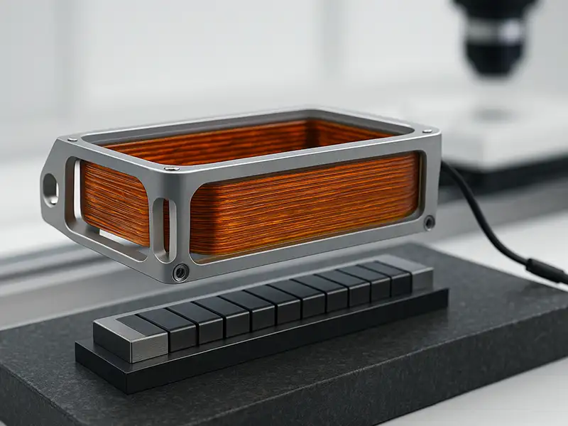 Demirsiz Doğrusal Motor Statoru