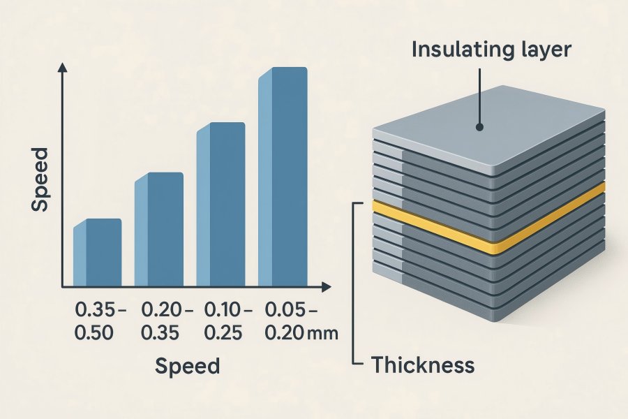 Motor Lamination Thickness