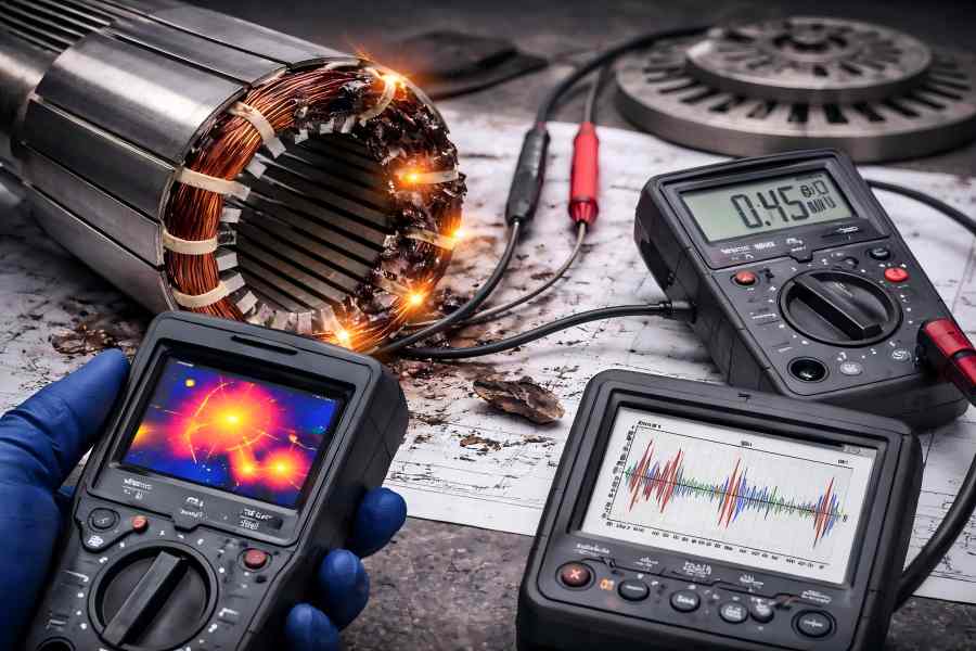 Detection of Short Circuits in Stator Laminations