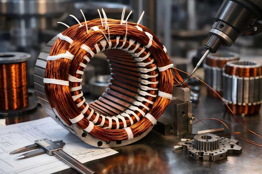 Motor Stator Slot Fill